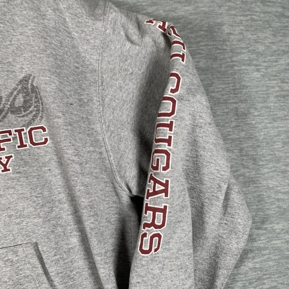 Azusa‎ Pacific Cougars Hoodie Sweatshirt Mens Large Gray NCAA College Champion